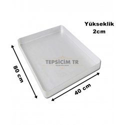 Baklava tepsisi 40*80 2cm (Toptan Alım)